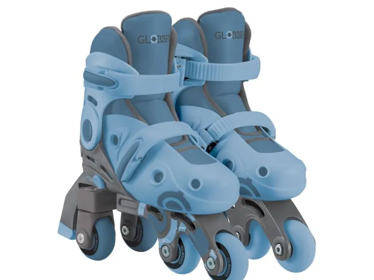 GLOBBER Inline-Skates 2 in 1 Gr. 30-33, Aschblau