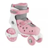 GLOBBER Learning Quad Skates Rosa XS-S