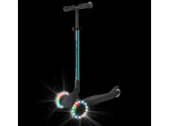 GLOBBER Primo Mini faltbar mit LED-Leuchträdern Neochrome