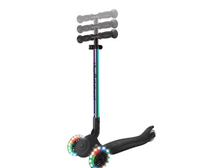GLOBBER Primo Mini faltbar mit LED-Leuchträdern Neochrome