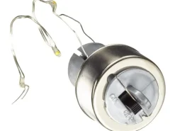 Glorex Lichterkette für Flaschen 10 cm, Silber