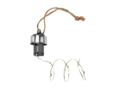 Glorex Lichterkette für Flaschen 10 cm, Silber