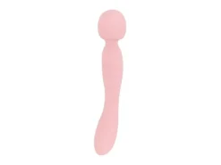 Good Vibes Only Doppelseitiger Wand Vibrator Soft Silicone Rosa Rosa