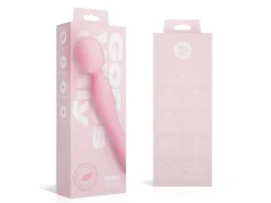 Good Vibes Only Doppelseitiger Wand Vibrator Soft Silicone Rosa Rosa