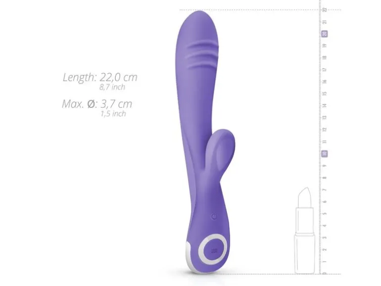 Good Vibes Only Fane Rabbit Vibrator Lila