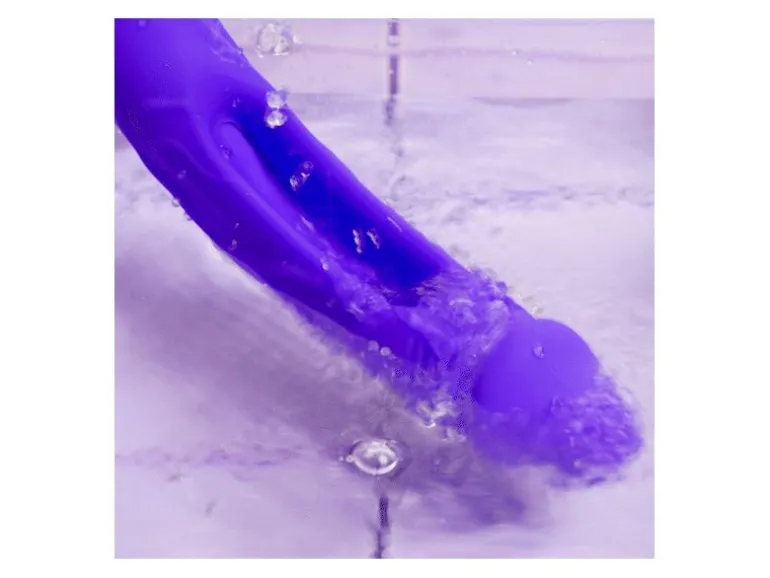 Good Vibes Only Flax Vibrierender Dildo mit GPunktStimulator Lila