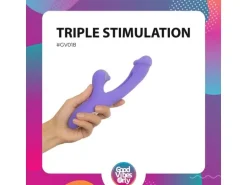 Good Vibes Only Tess Rabbit Vibrator mit GPunktStimulator Lila