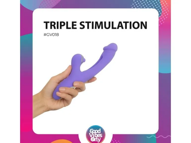 Good Vibes Only Tess Rabbit Vibrator mit GPunktStimulator Lila