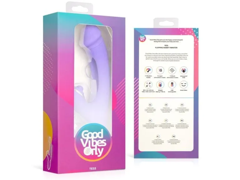 Good Vibes Only Tess Rabbit Vibrator mit GPunktStimulator Lila