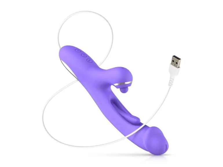 Good Vibes Only Tess Rabbit Vibrator mit GPunktStimulator Lila