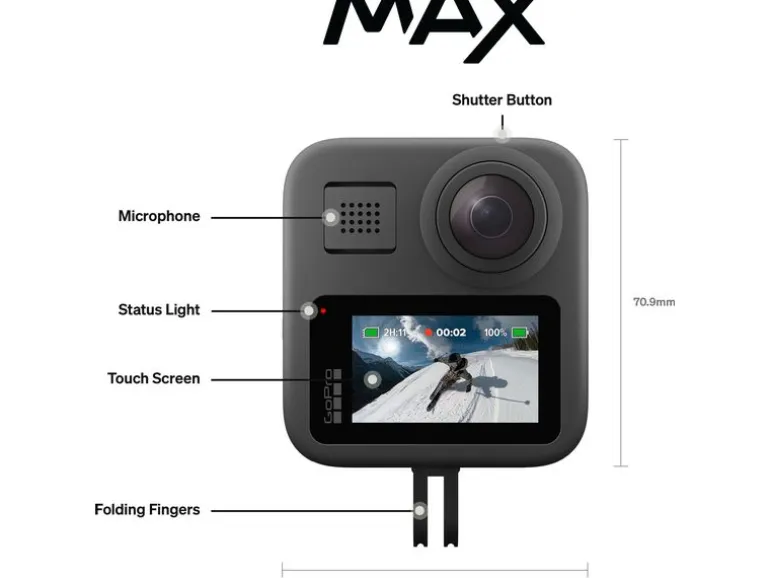GoPro 360°-Videokamera MAX 360 + 128 GB SD