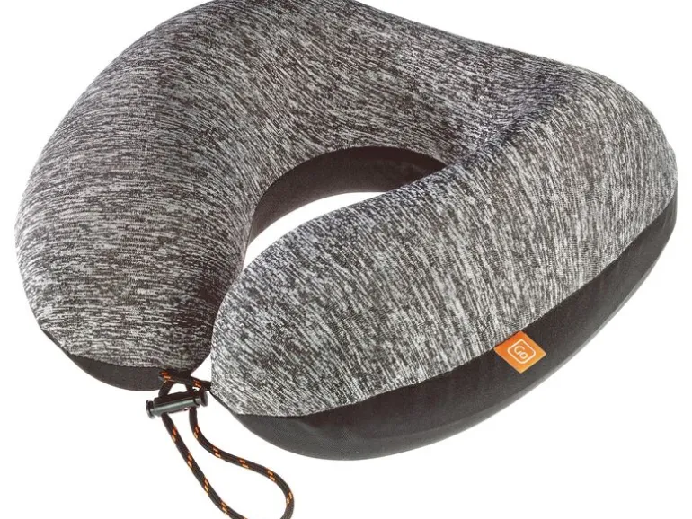 GOTravel Reisekissen Memory ZZZs Grau/Orange