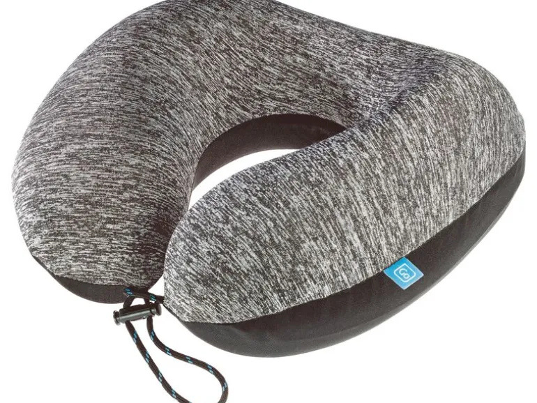 GOTravel Reisekissen Memory ZZZs Grau/Blau