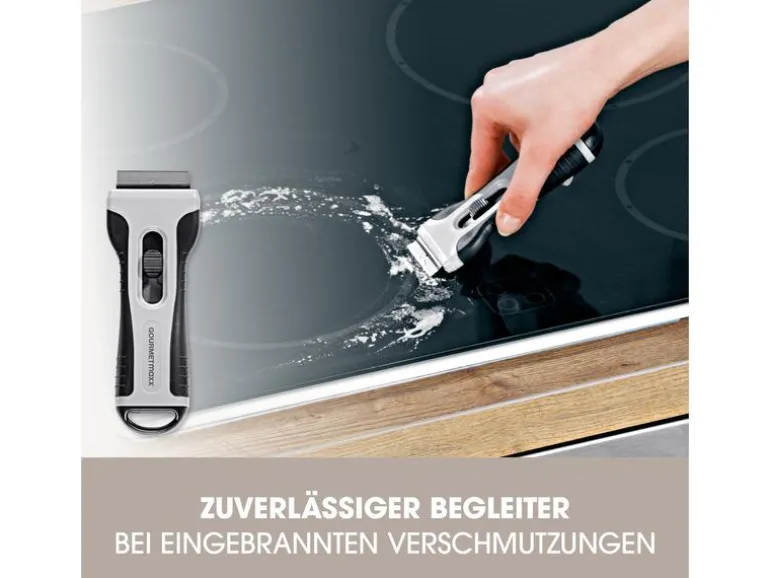 GOURMETmaxx Glaskeramikschaber 4 Ersatzklingen
