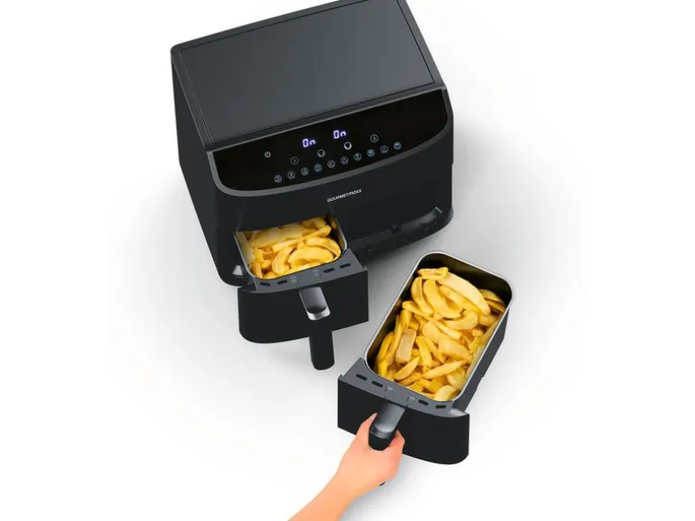 GOURMETmaxx Heissluft-Fritteuse 7 l, Schwarz
