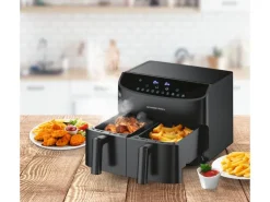 GOURMETmaxx Heissluft-Fritteuse 7 l, Schwarz