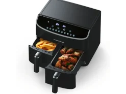 GOURMETmaxx Heissluft-Fritteuse 7 l, Schwarz