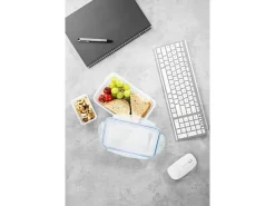 GOURMETmaxx Vorratsbehälter Klick-It 5.86 l, Blau/Transparent