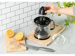 GOURMETmaxx Zitruspresse Schwarz/Silber