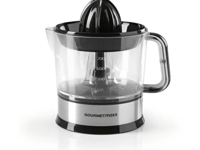 GOURMETmaxx Zitruspresse Schwarz/Silber