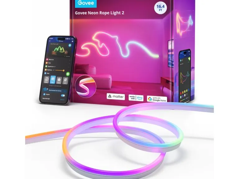 Govee LED Stripe Neon, Weiss, 5 m, RGBIC, Matter