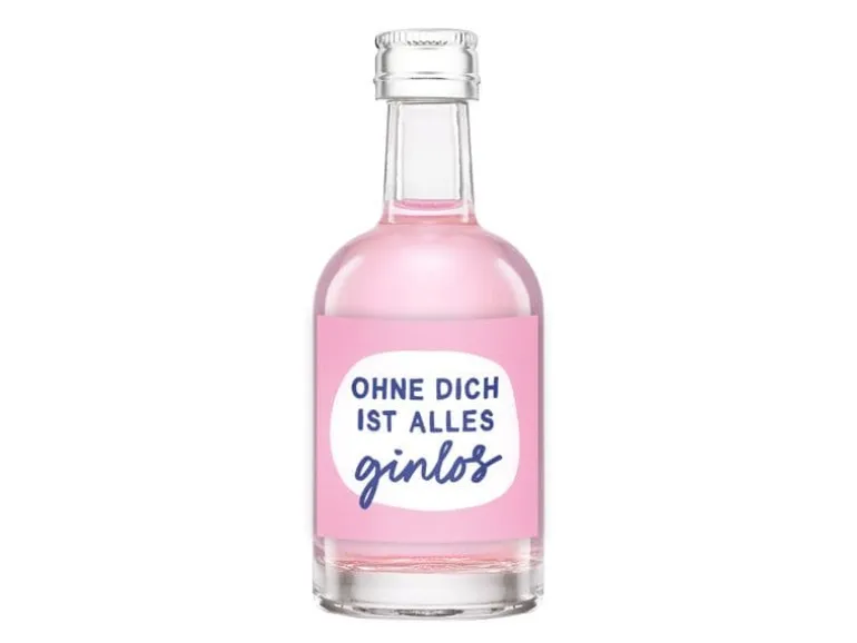 Grafik Werkstatt Gin Ohne dich ist alles ginlos 50 ml