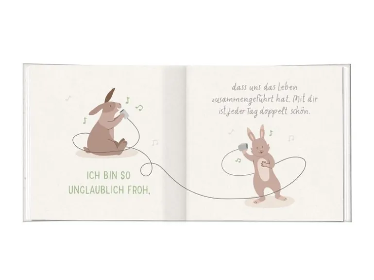 Grafik Werkstatt Minibuch Bin immer für dich da!