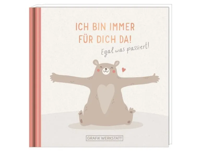 Grafik Werkstatt Minibuch Bin immer für dich da!