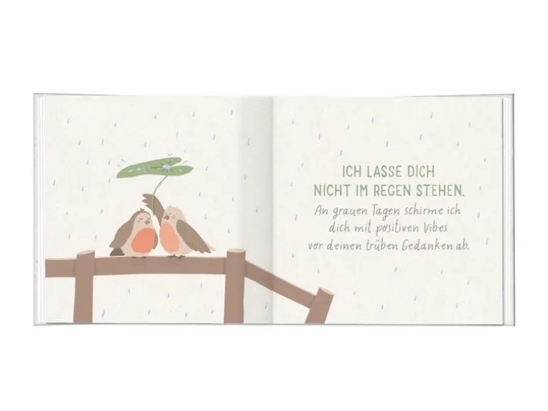 Grafik Werkstatt Minibuch Bin immer für dich da!