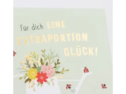 Grafik Werkstatt Minibuch Für dich eine extra Portion Glück!