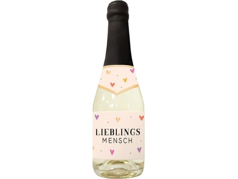 Grafik Werkstatt Secco-Flasche Lieblingsmensch 0.2 l