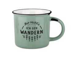 Grafik Werkstatt Vintage Becher Bergglück, Mir reicht's