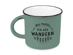 Grafik Werkstatt Vintage Becher Bergglück, Mir reicht's