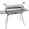 GRILLPETER Holzkohlegrill Astana 2 mm, Silber