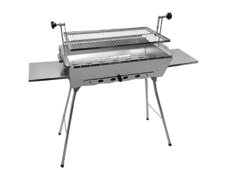 GRILLPETER Holzkohlegrill Astana 2 mm, Silber