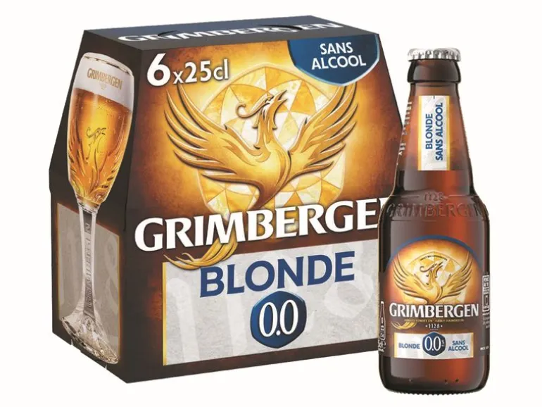 Grimbergen Bier Blonde 0.0% 6 x 0.25 l