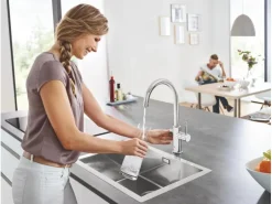 GROHE Blue Home C-Auslauf, Starter Kit, Chrom