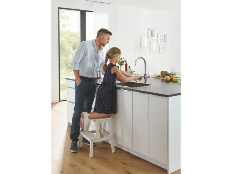 GROHE Blue Home C-Auslauf, Starter Kit, Chrom