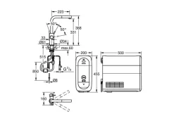 GROHE Küchenarmatur Blue Home L-Auslauf Starter Kit