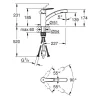 GROHE Küchenarmatur Start 1/2″, Chrom, herausziehbar
