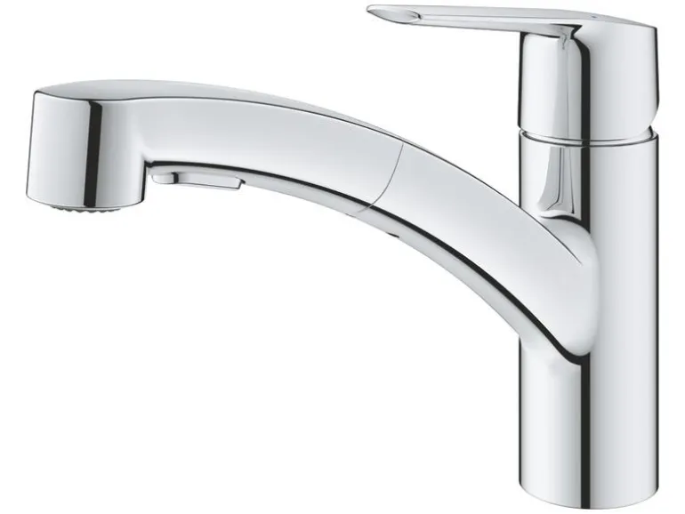 GROHE Küchenarmatur Start 1/2″, Chrom, herausziehbar