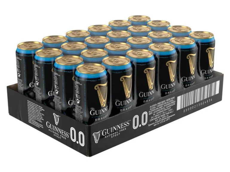 Guinness Draught Bier Guinness Draught 0.0% alkoholfrei 24 x 0.44 l