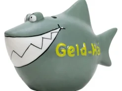 G. Wurm Spardose Geld-Hai 12.5 x 9 x 9 cm