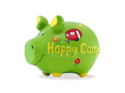 G. Wurm Spardose Happy Camper 12.5 x 9 x 9 cm