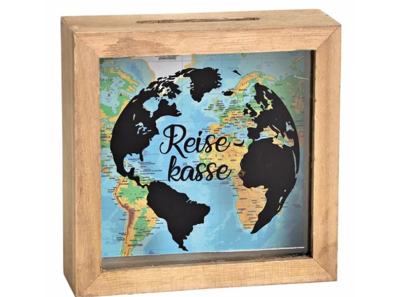 G. Wurm Spardose Reisekasse 5 x 15 x 15 cm