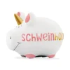 G. Wurm Spardose Schweinhorn 12.5 x 9 x 9 cm