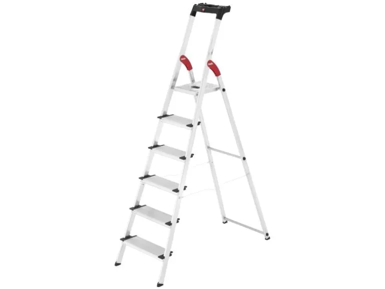 Hailo Stehleiter L80 Comfort Line 6 Stufen