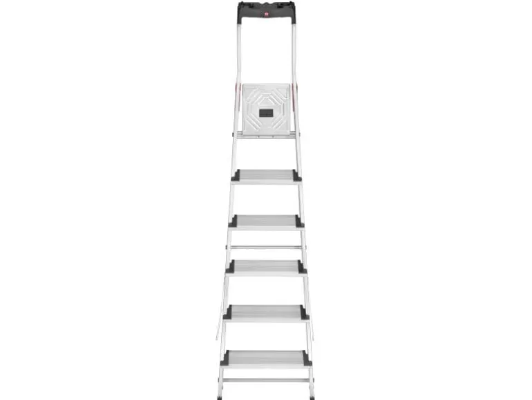 Hailo Stehleiter L80 Comfort Line 6 Stufen