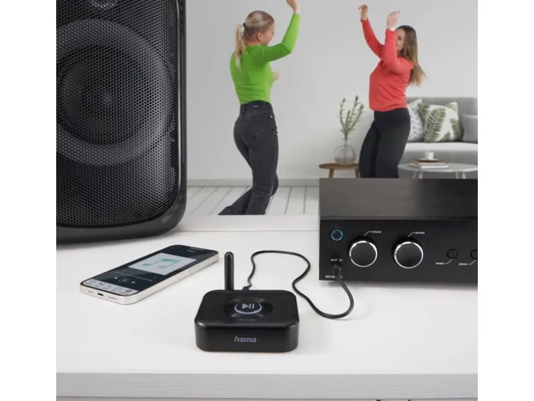 Hama Audio-Adapter Link.it solo Bluetooth, Schwarz