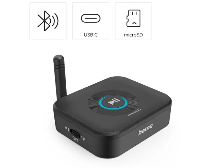 Hama Audio-Adapter Link.it solo Bluetooth, Schwarz